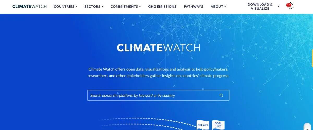 Climate Watch screenshot